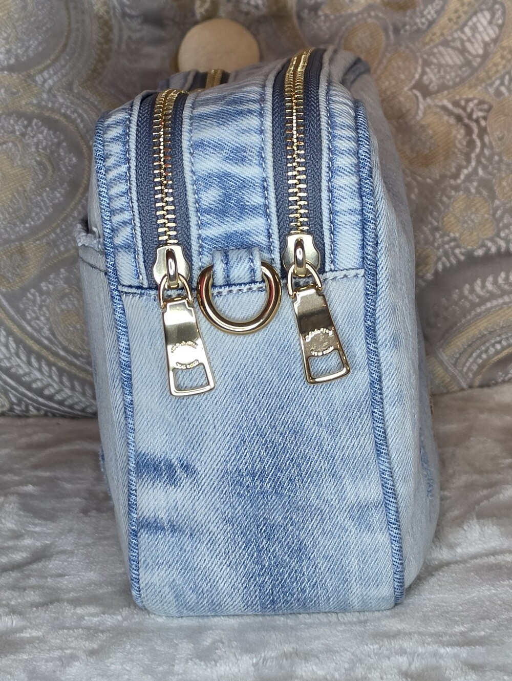 COACH DENIM CAREY BAG CEK67 - Picture 5 of 10